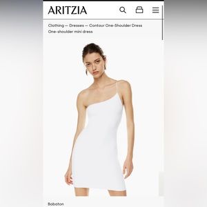 Aritzia Babaton Contour One Shoulder Dress